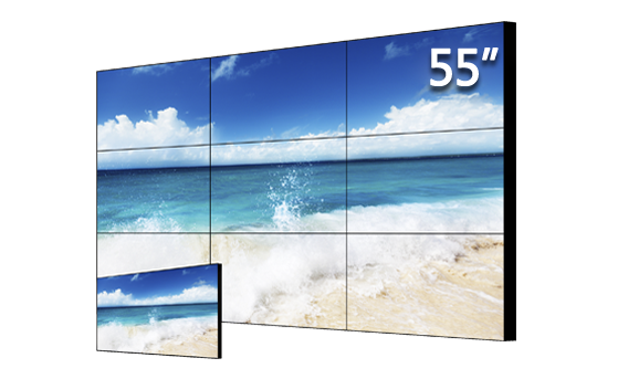 Đơn vị ghép màn hình tinh thể lỏng LED sáng chuẩn 55 inch, khe hở 0,88mm