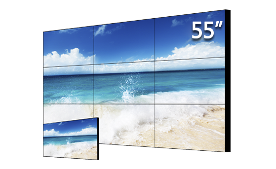 Đơn vị ghép màn hình tinh thể lỏng LED sáng chuẩn 55 inch, khe hở 1,8mm