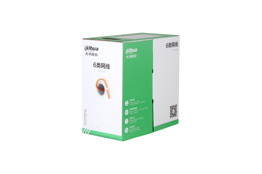 Dây cáp mạng Cat6 không xoắn trong nhà - màu cam - 305 mét